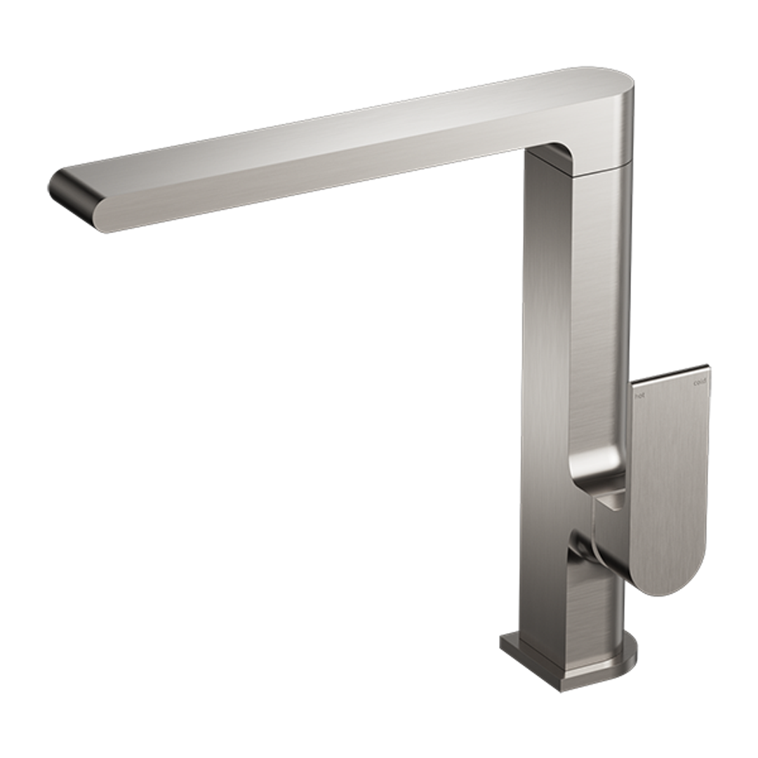 Nero Bianca Kitchen Mixer - Brushed Nickel