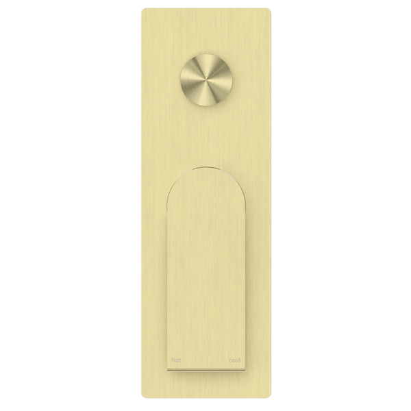 Nero Bianca Shower Mixer With Diverter Brushed Gold