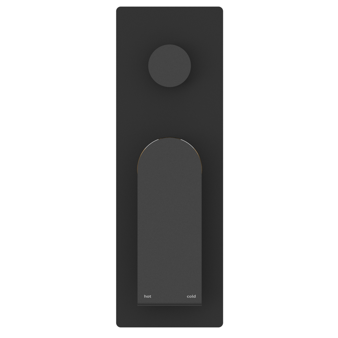 Nero Bianca Shower Mixer With Diverter Matt Black