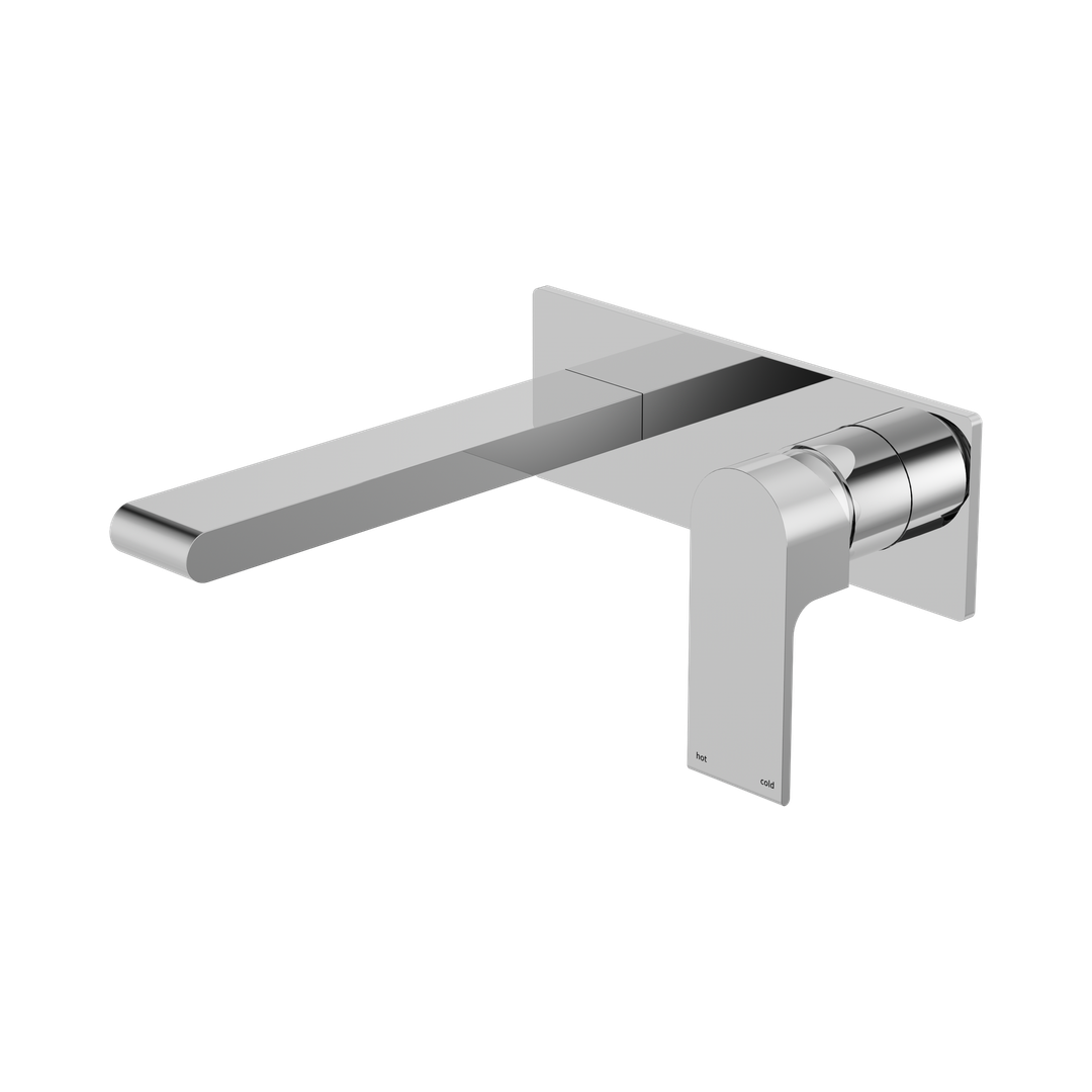 Nero Bianca Wall Basin/Bath Mixer 230Mm Chrome