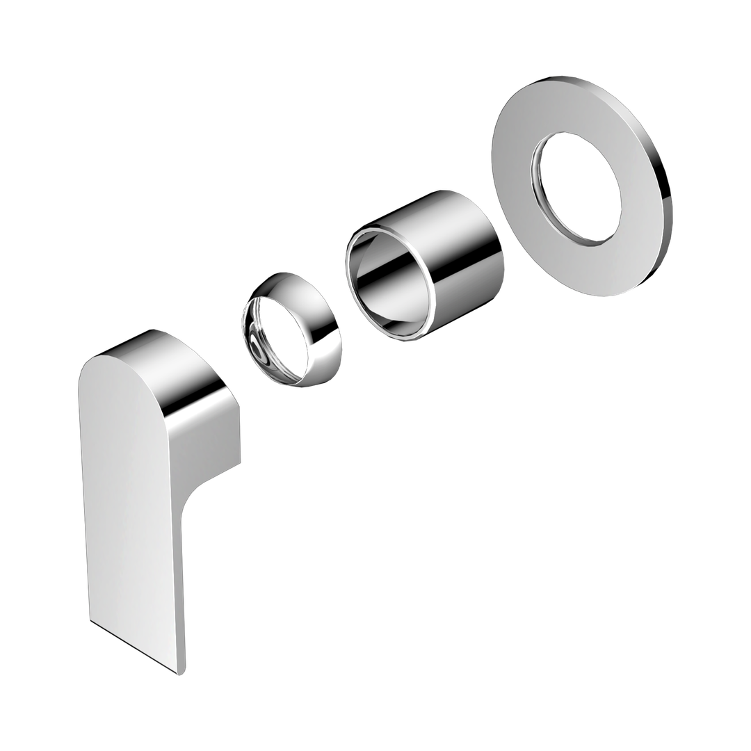 Nero Bianca Shower Mixer 80Mm Plate Trim Kits Only Chrome