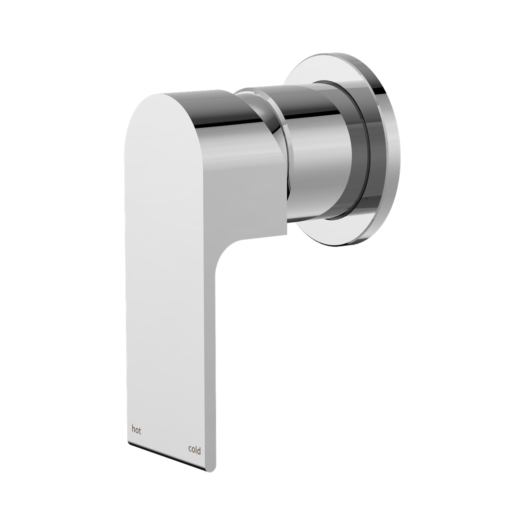 Nero Bianca Shower Mixer 60mm Plate Chrome