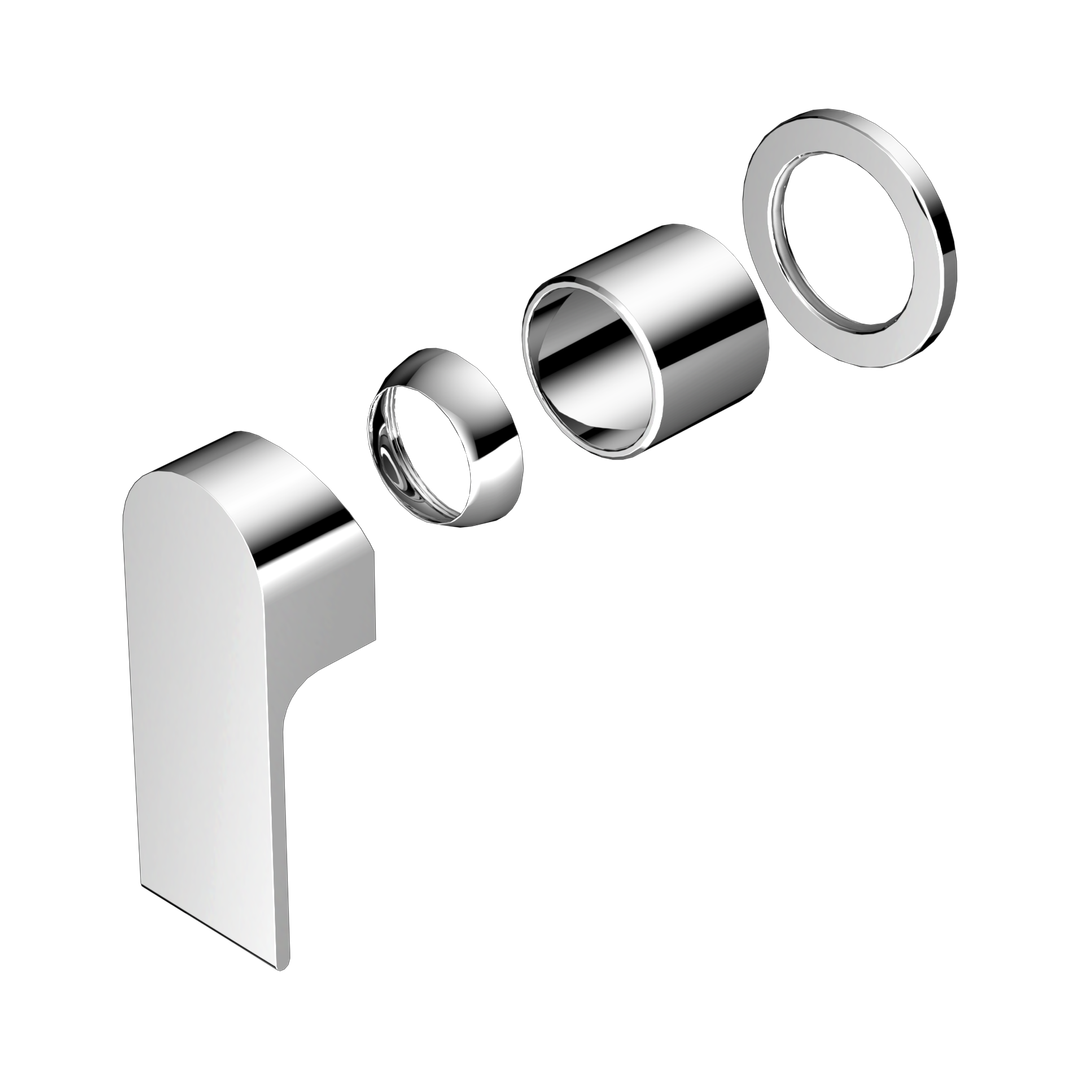 Nero Bianca Shower Mixer 60Mm Plate Trim Kits Only Chrome