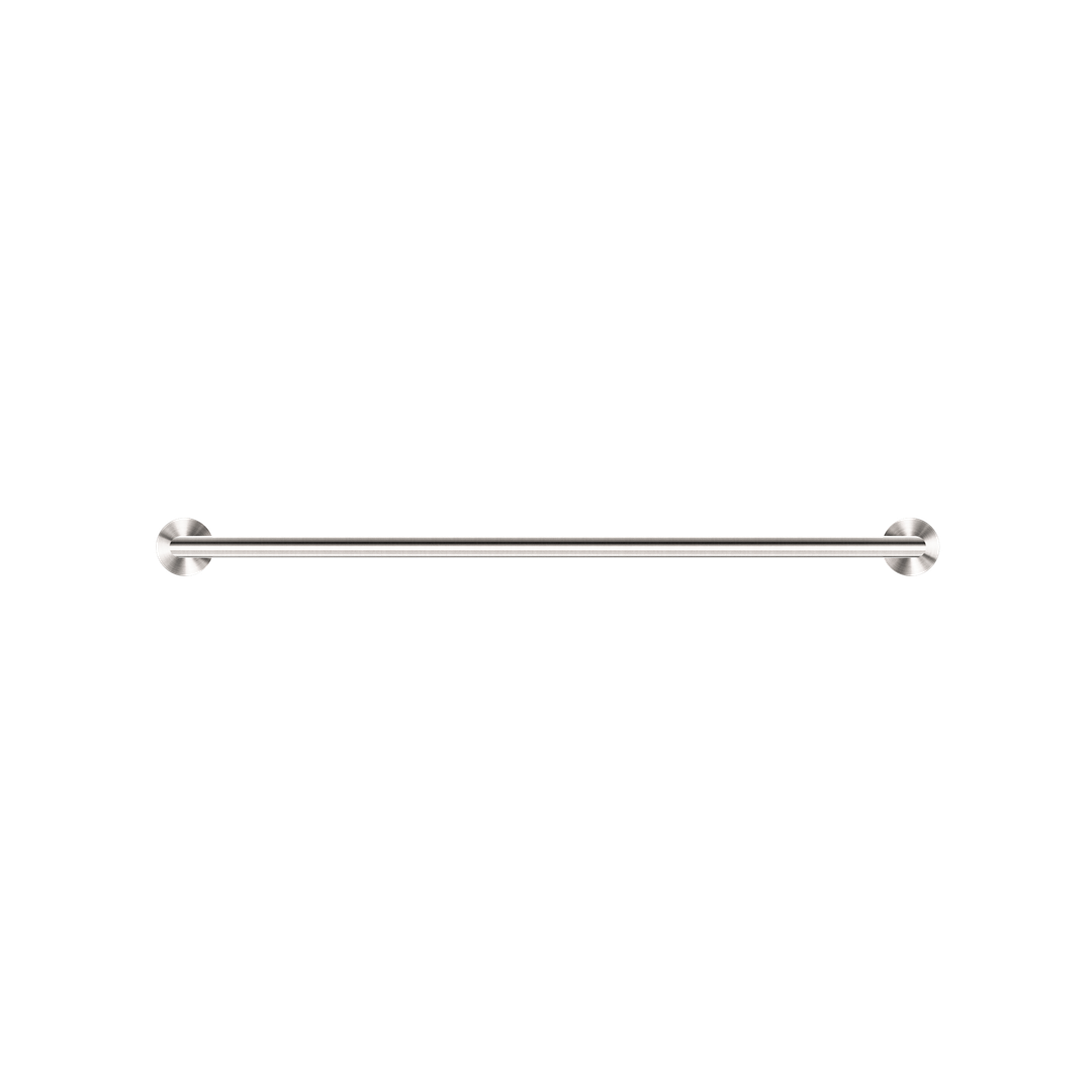 Nero Dolce 700Mm Double Towel Rail Brushed Nickel
