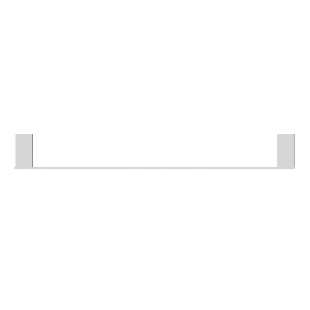Nero Celia 600Mm Single Towel Rail Chrome
