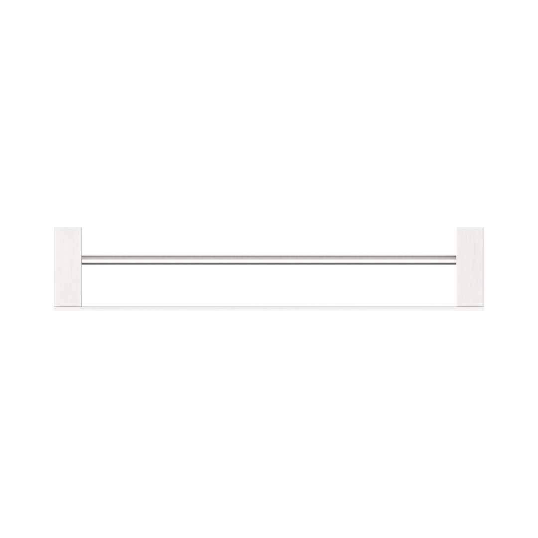 Nero Celia Double Towel Rail 600Mm Brushed Nickel