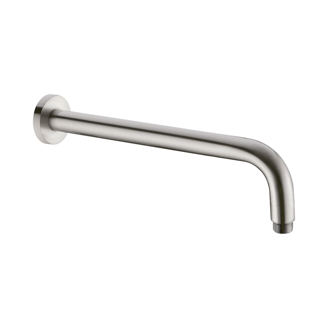 Nero Round Shower Arm 500Mm Length Brushed Nickel