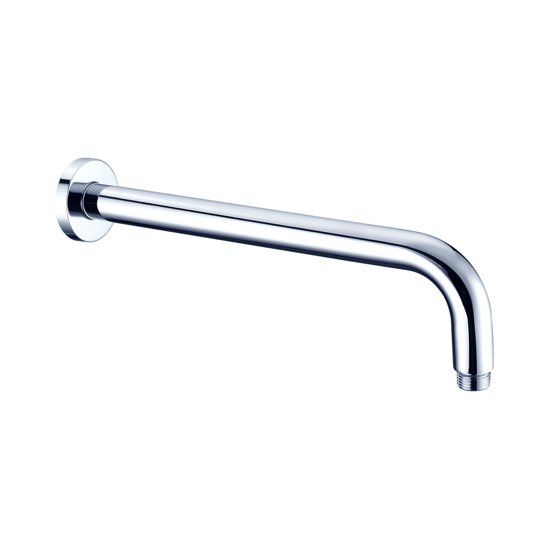 Nero Round Shower Arm 500mm Chrome