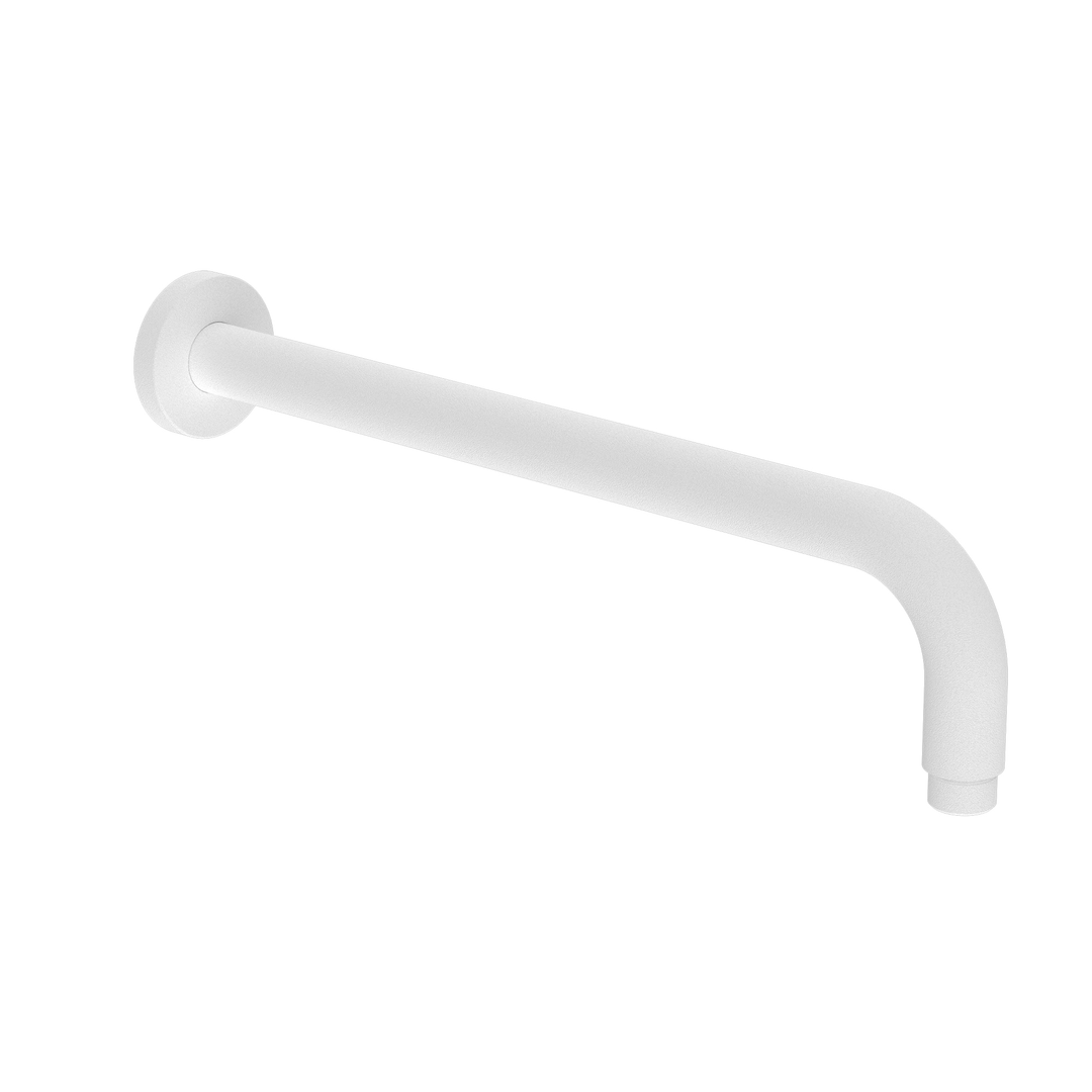Nero Round Shower Arm Matte White