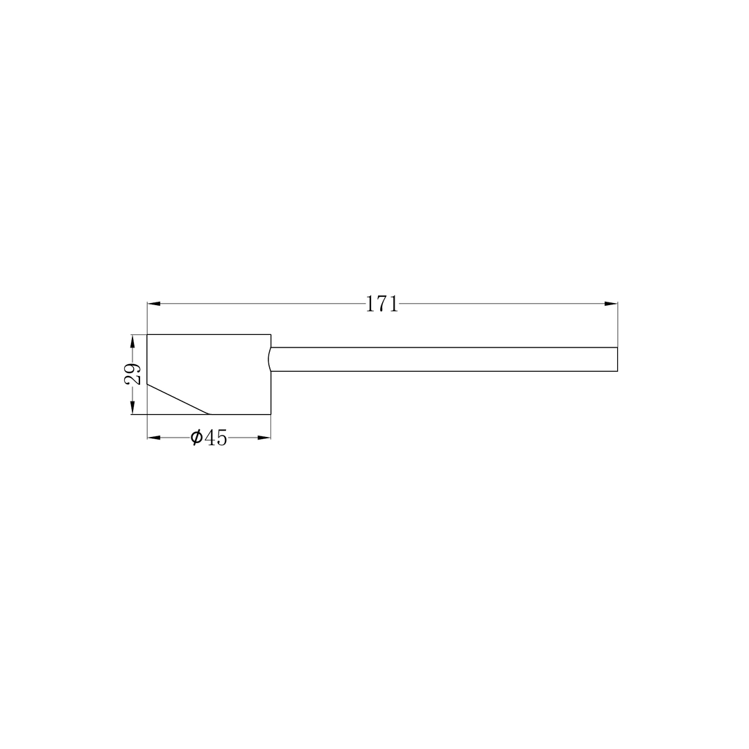 Nero Dolce Care Handle Only Handle Up Chrome