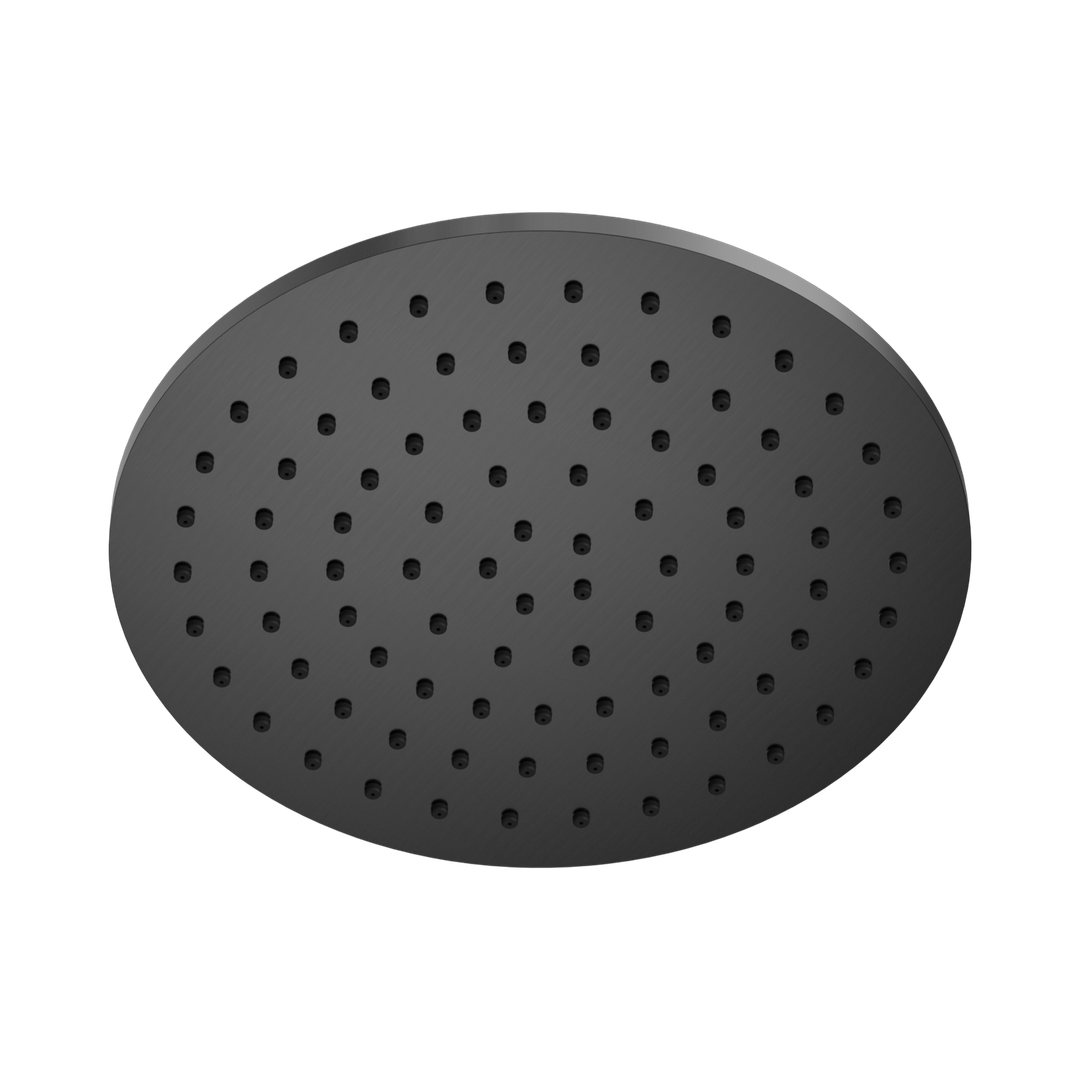 Nero 250Mm Round Metal Shower Head Ii Gun Metal