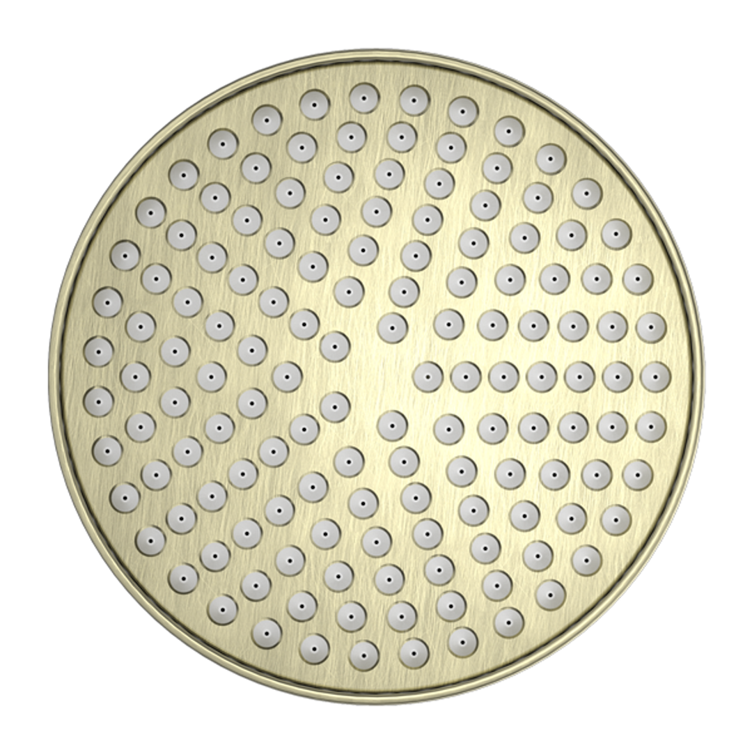 NERO YORK 200MM SHOWER HEAD AGED BRASS
