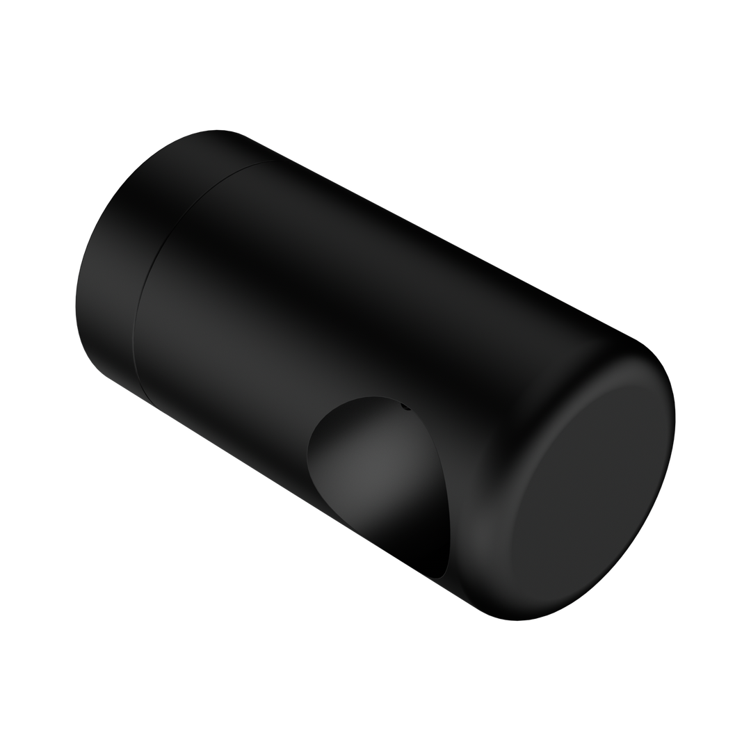 Nero Mecca Care Make Your Own 25Mm Grab Rail End Bracket Matte Black