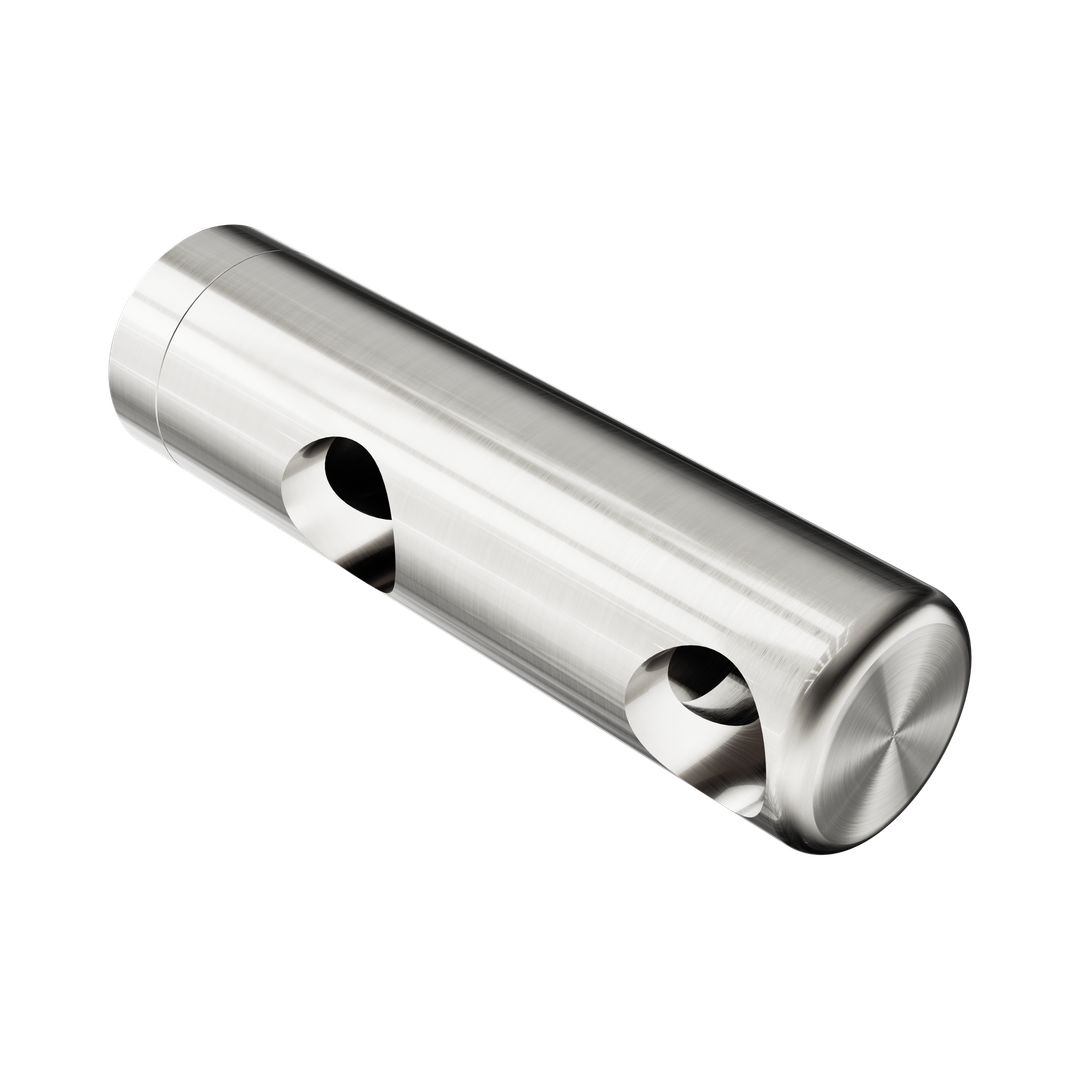 Nero Mecca Care Make Your Own 25Mm Grab Rail Double Towel Bracket Right Brushed Nickel