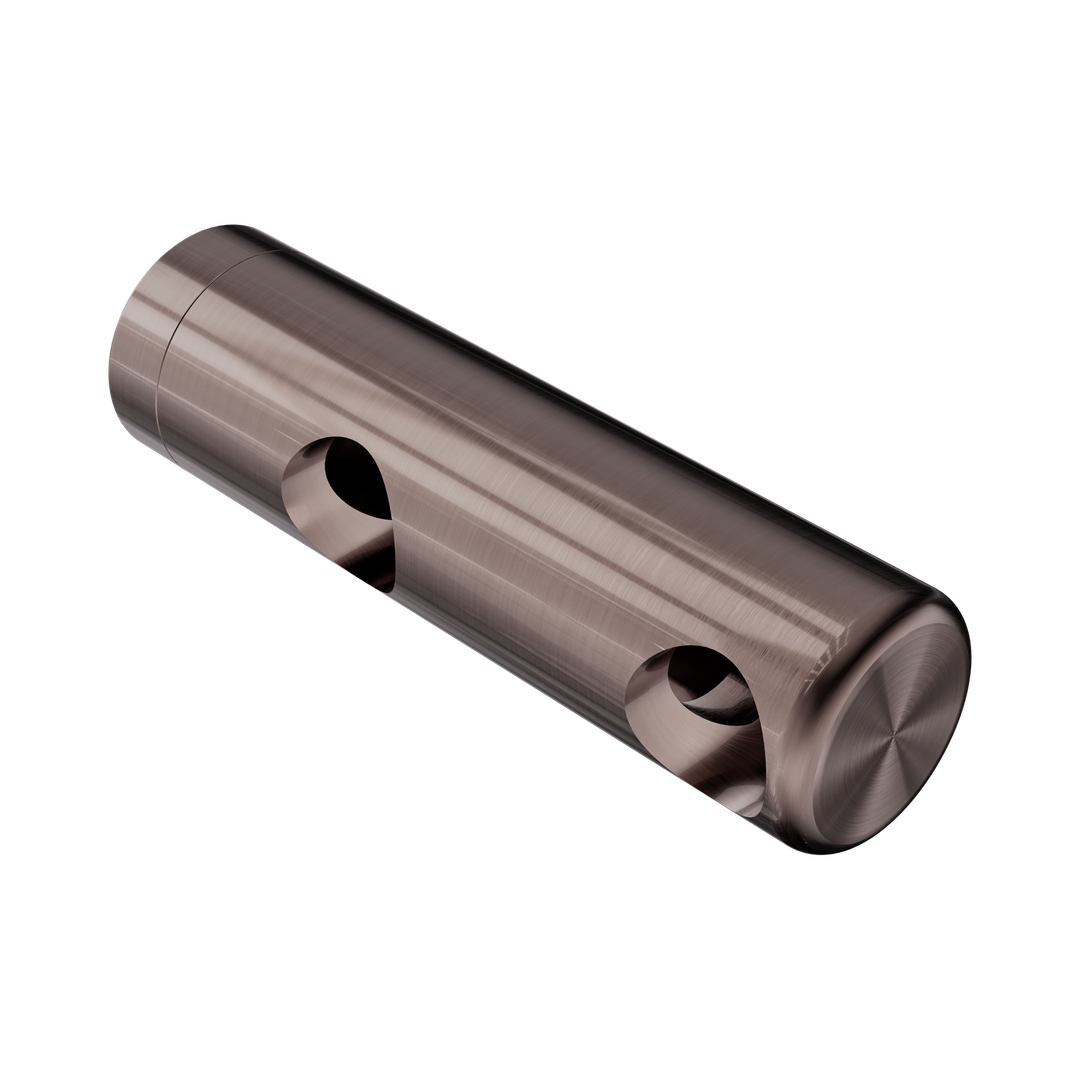Nero Mecca Care Make Your Own 25Mm Grab Rail Double Towel Bracket Right Brushed Bronze