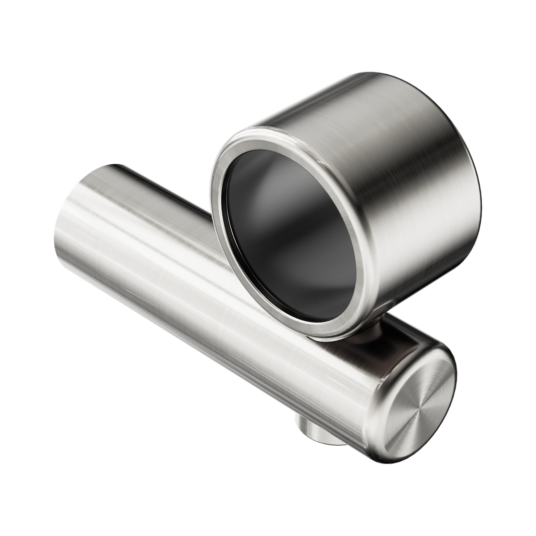 Nero Mecca Care Make Your Own 32Mm Hand Rail Undermount Mid Bracket Brushed Nickel