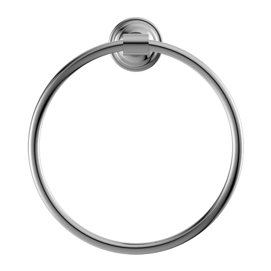 Nero York Towel Ring Chrome