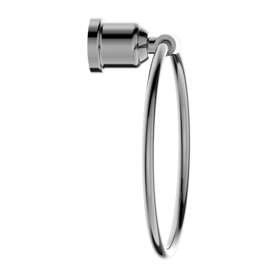 Nero York Towel Ring Chrome