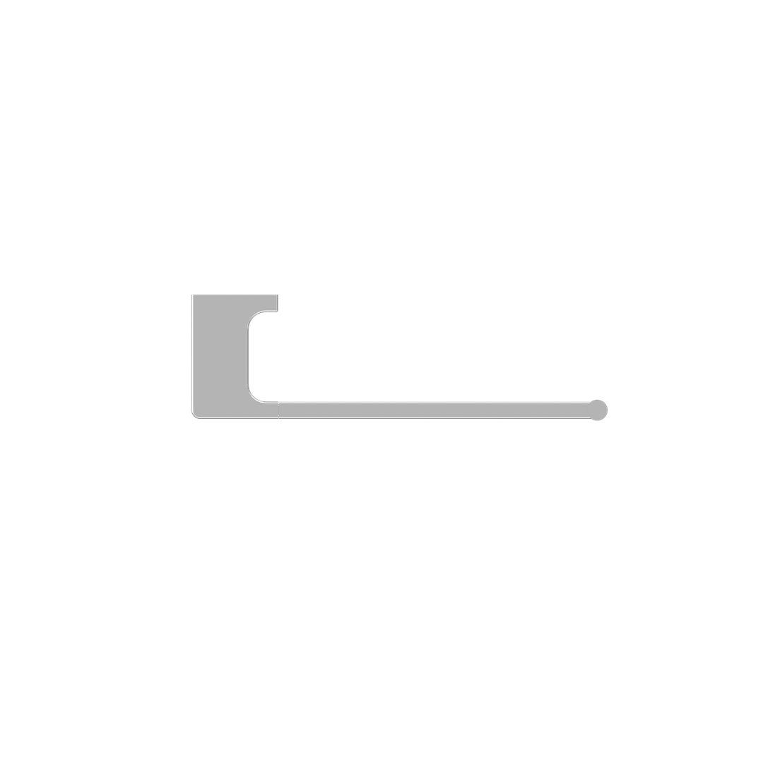 Nero Pearl/Vitra Towel Ring - Chrome