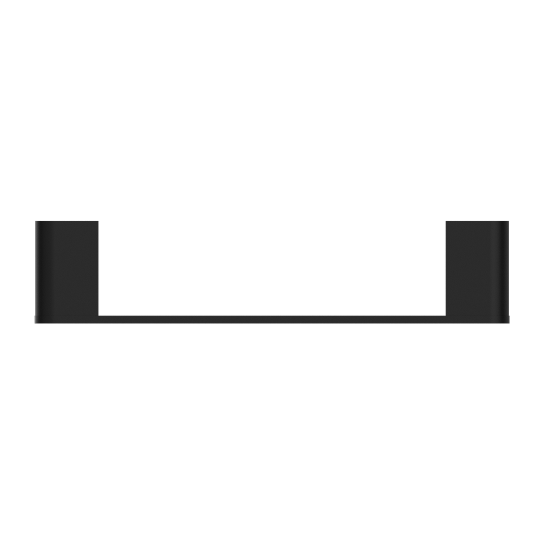 Nero Bianca Hand Towel Rail Matte Black