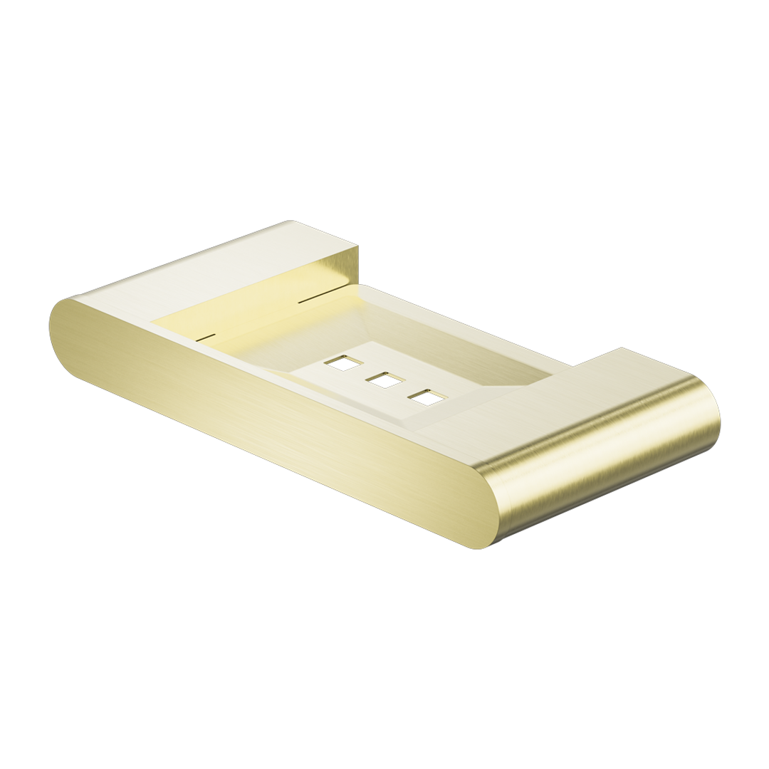 Bianca Soap Dish Holder Brushed Gold