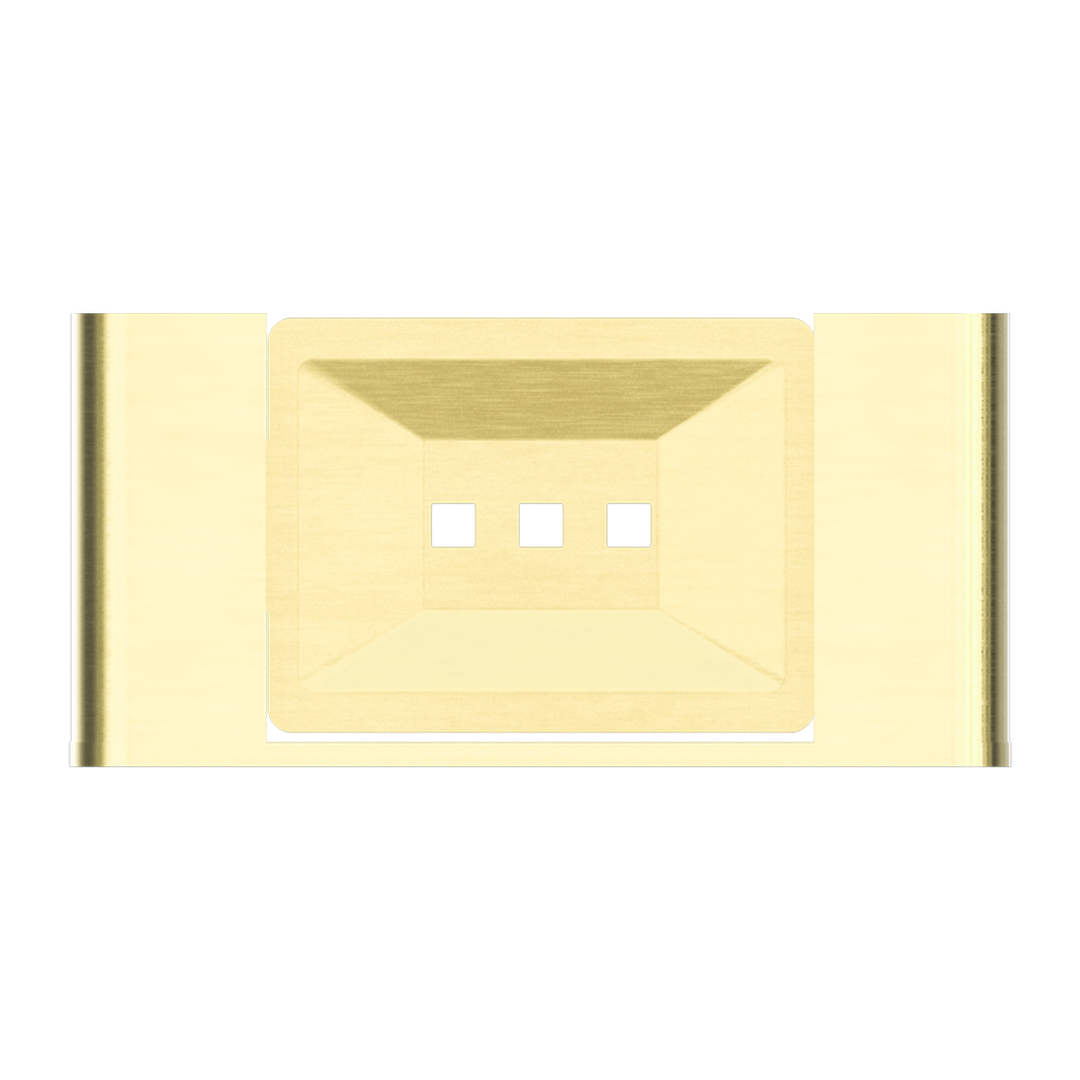 Bianca Soap Dish Holder Brushed Gold