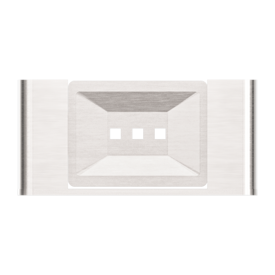 Nero Bianca Soap Dish Holder Brushed Nickel