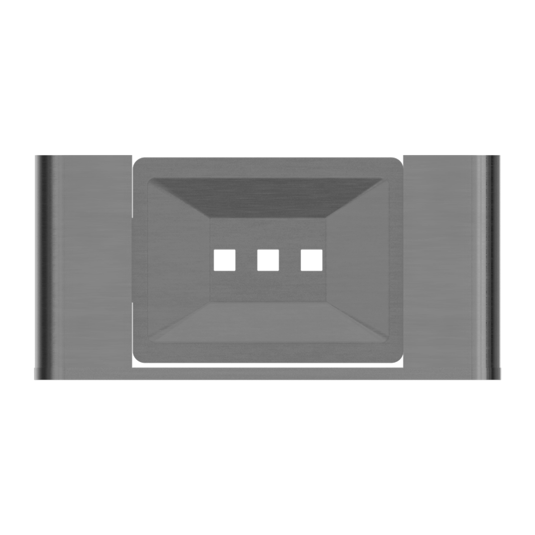 Bianca Soap Dish Holder Gun Metal Grey