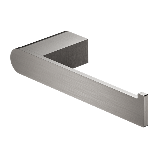 Nero Bianca Toilet Roll Holder Brushed Nickel
