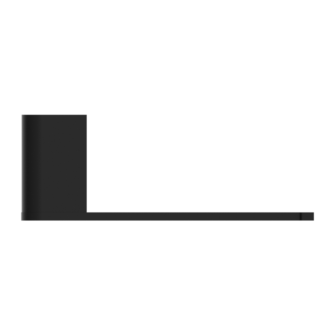 Nero Bianca Toilet Roll Holder Matt Black