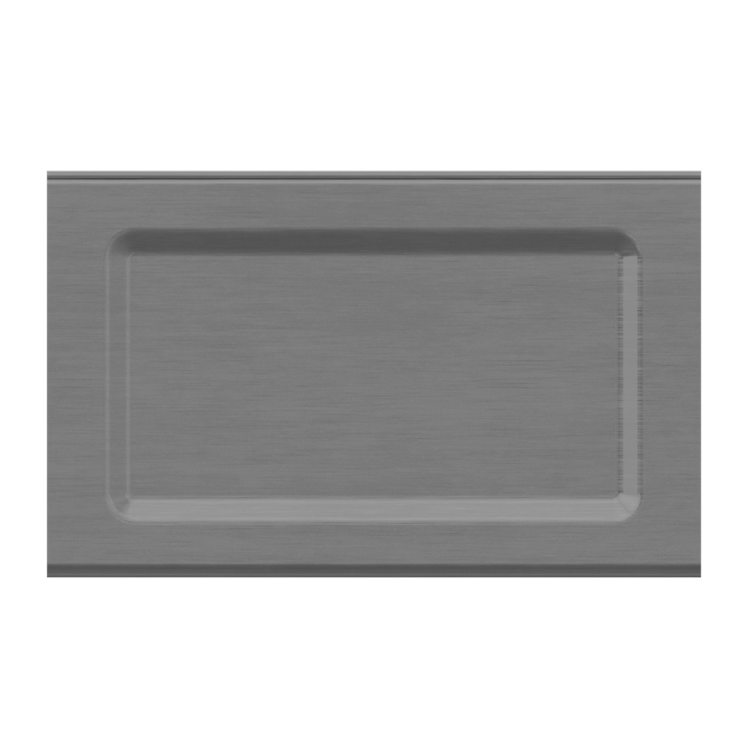 Nero Bianca Toilet Roll Holder With Shelf - Gun Metal