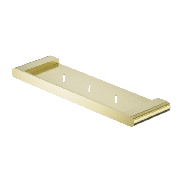 Nero Bianca Shower Shelf Brushed Gold
