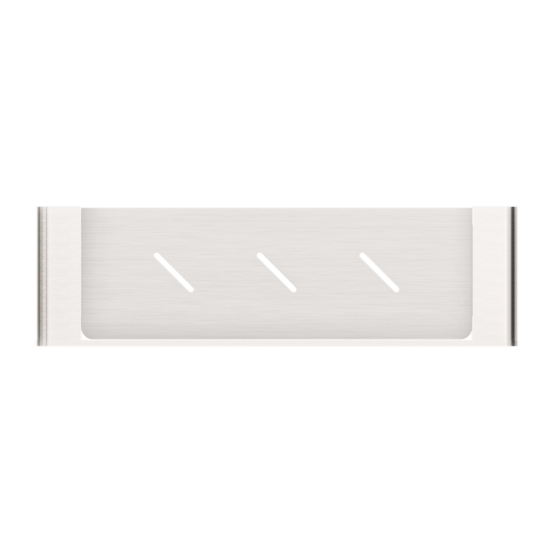 Nero Bianca Shower Shelf Brushed Nickel
