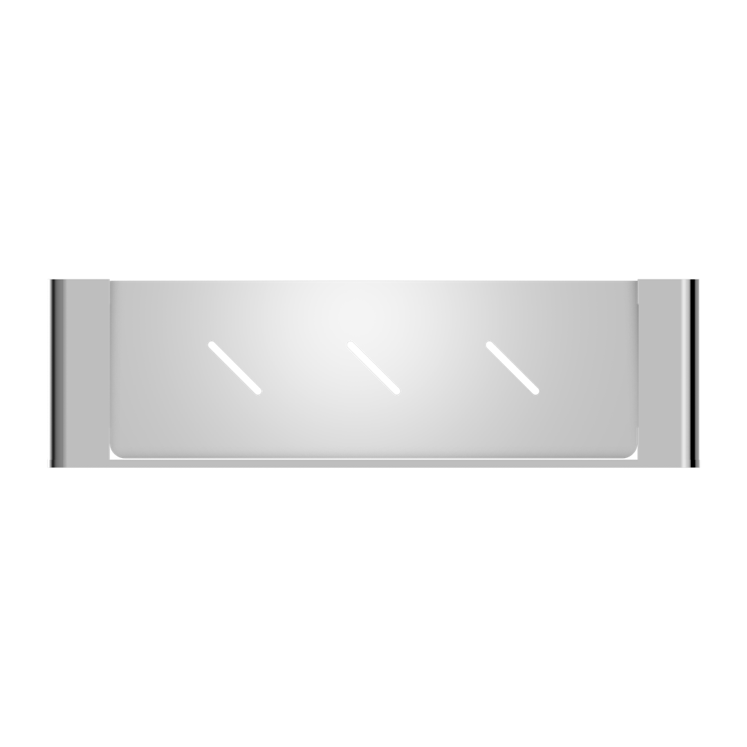 Nero Bianca Shower Shelf Chrome