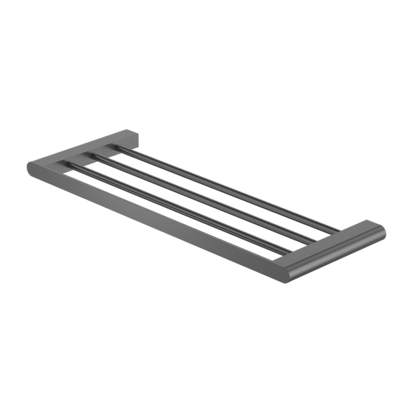 Nero Bianca Towel Rack Gun Metal