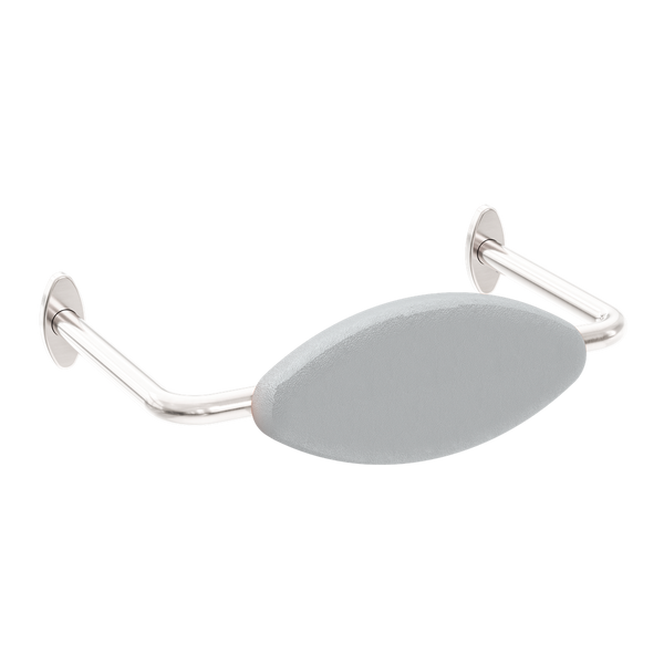 Nero Mecca Care Dda Toilet Backrest Brushed Nickel