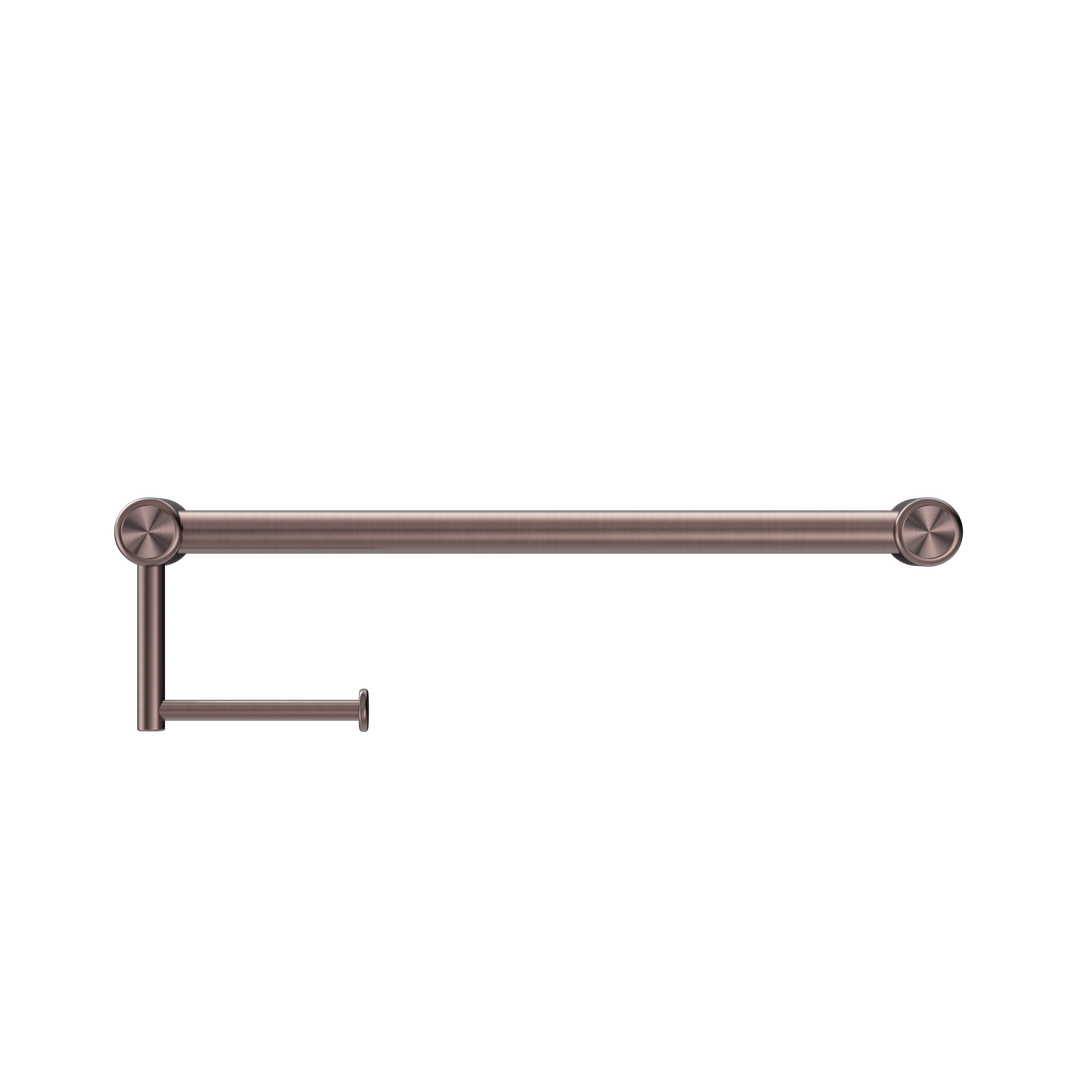 Nero Mecca Care 25Mm Toilet Roll Rail 450Mm Brushed Bronze