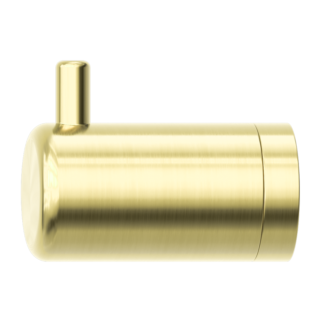 NERO MECCA CARE 25MM WALL HOOK BRUSHED GOLD
