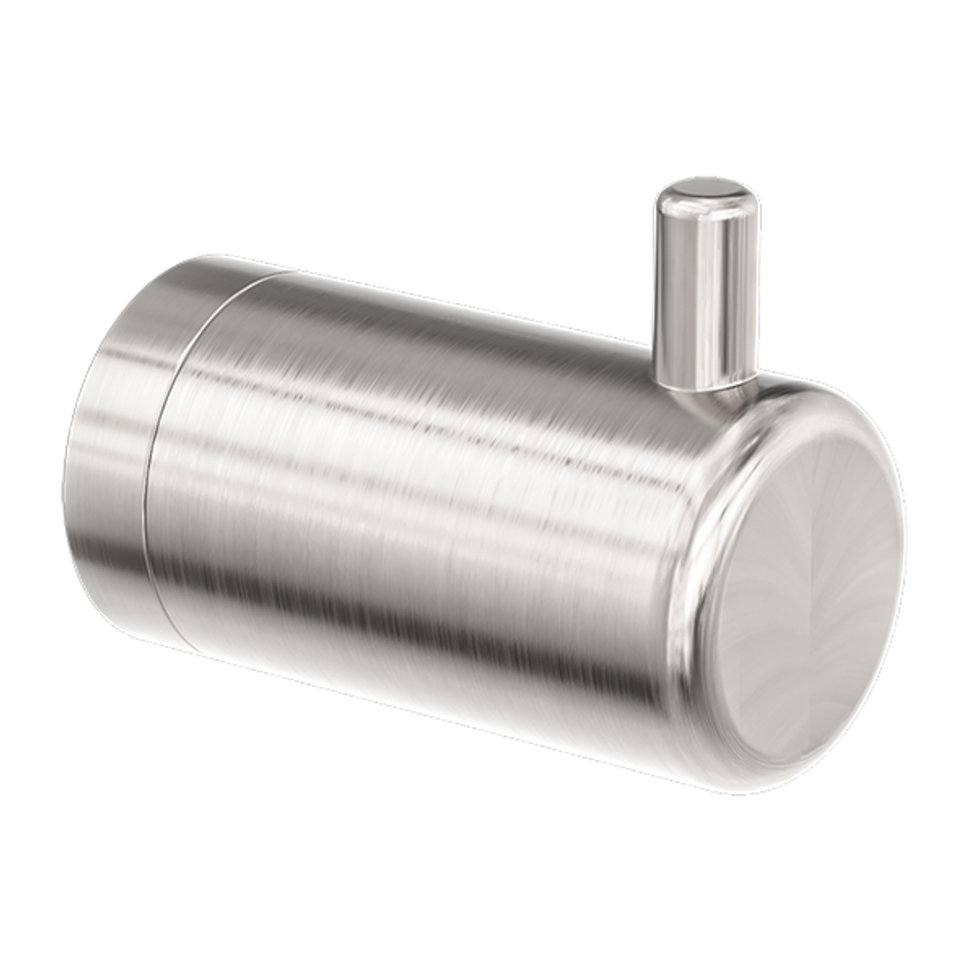 NERO MECCA CARE 25MM WALL HOOK BRUSHED NICKEL