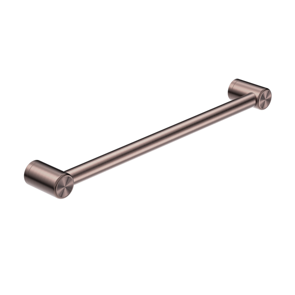 Nero Mecca Care 32Mm Grab Rail 600Mm Brushed Bronze
