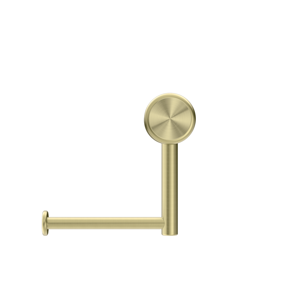 Nero Mecca Care Heavy Duty Toilet Roll Holder Brushed Gold