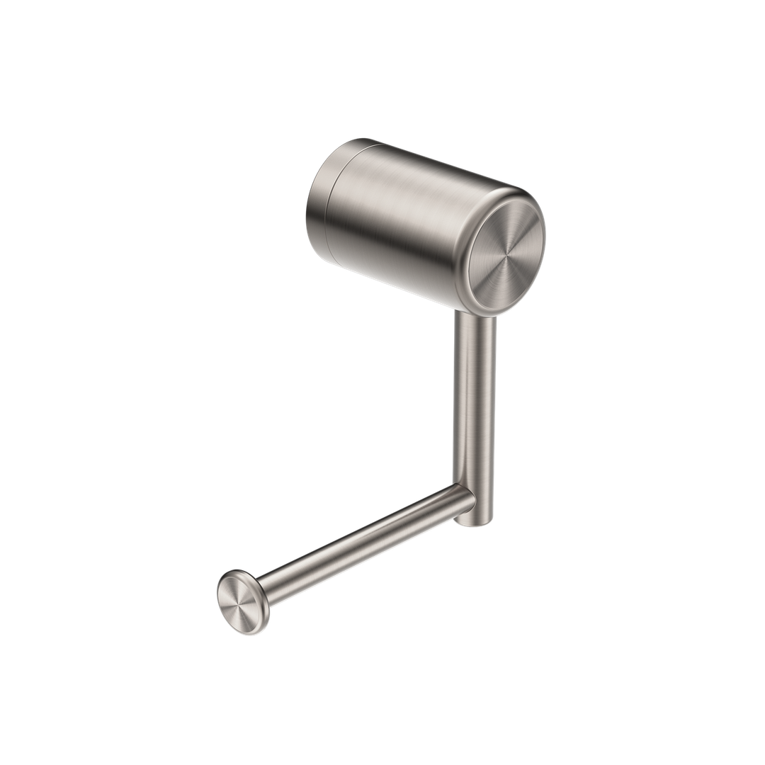 Nero Mecca Care Heavy Duty Toilet Roll Holder Brushed Nickel