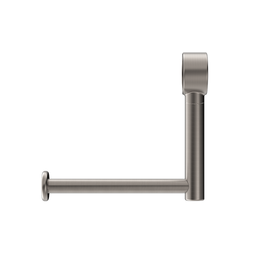 Nero Mecca Care Add On Toilet Roll Holder Brushed Nickel