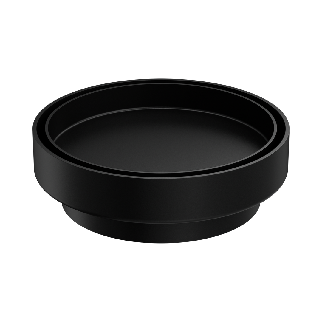Nero 130Mm Round Tile Insert Floor Waste 100Mm Outlet Matte Black