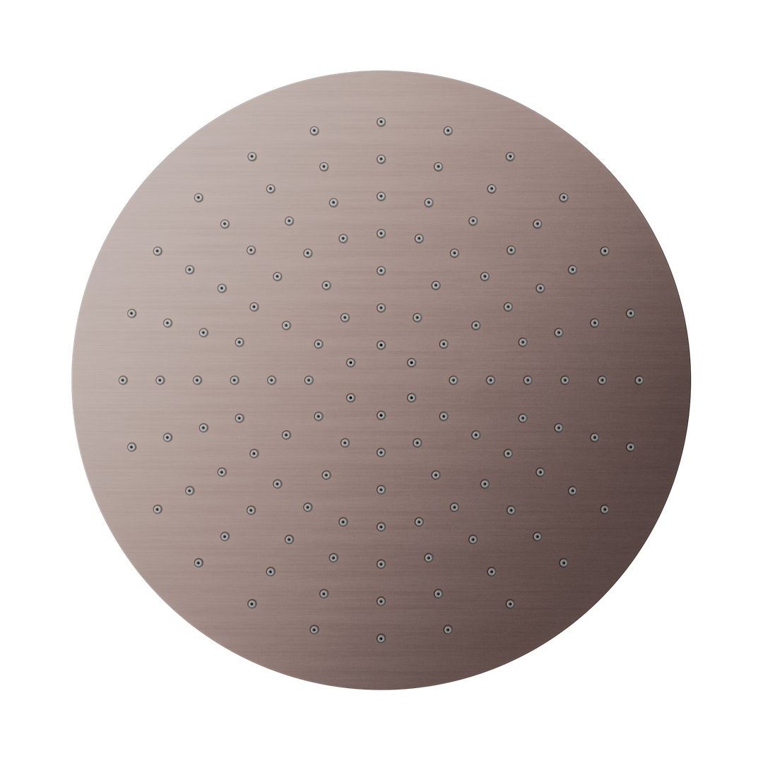 Nero 300Mm Round Shower Head Brushed Bronze