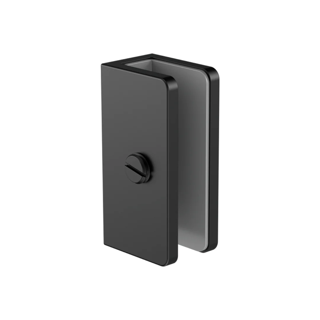 Nero Shower U Bracket 10Mm Glass Matte Black