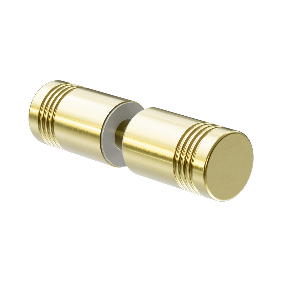 Nero Round Shower Knob Brushed Gold