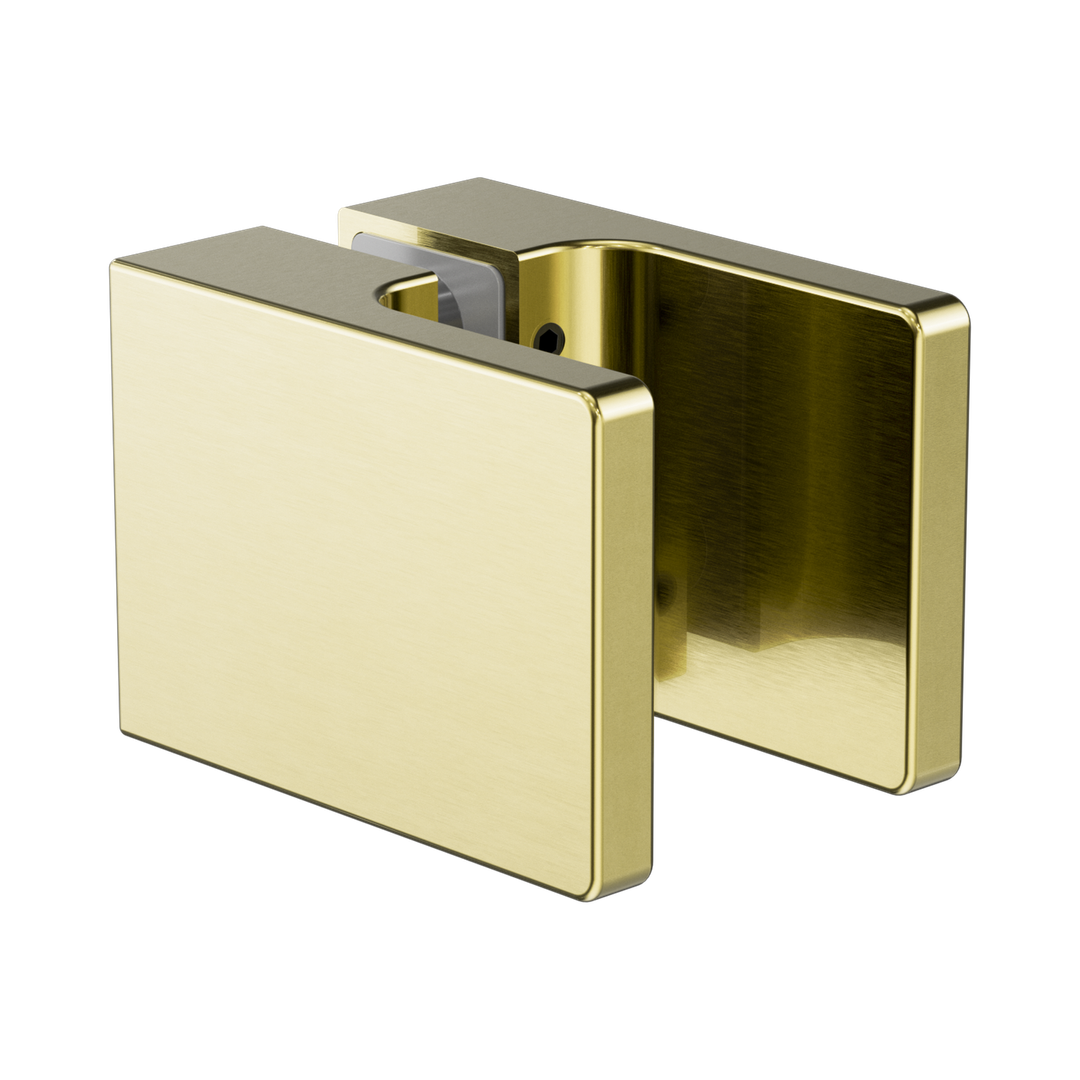 Nero Square Shower Knob Handle Brushed Gold