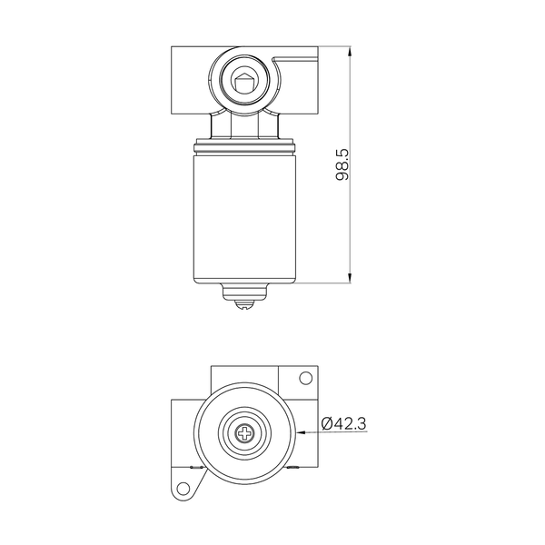 Nero Ss316L Progressive Universal Shower Mixer Body Only