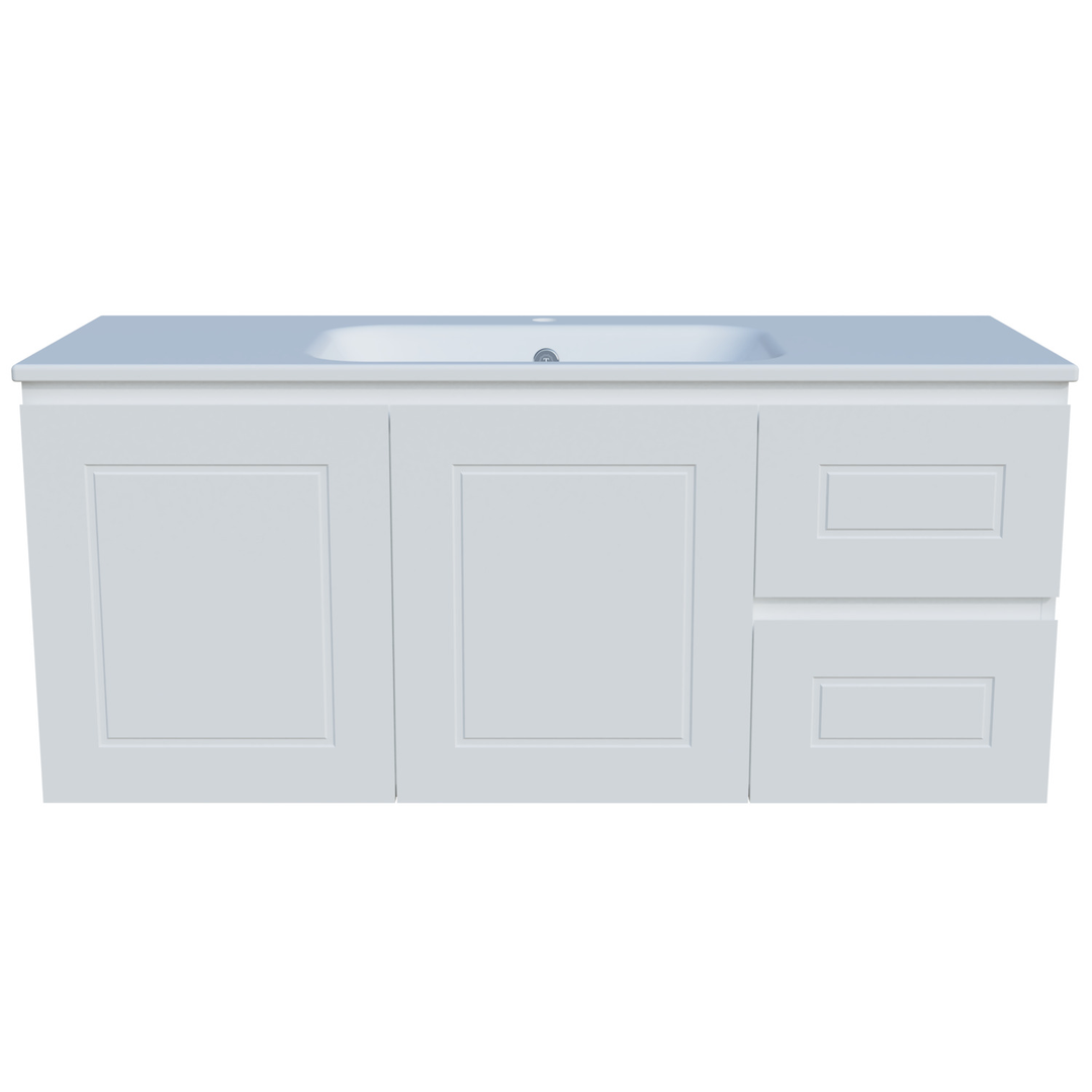 Timberline Nevada Classic Vanity 1200mm Haven Top Wall Hung